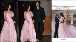Katrina Kaif: फूलों वाली ऑफ-शोल्डर ड्रेस में कतरिना का जलवा, विक्की के साथ रोमांटिक अंदाज़ ने जीता दिल